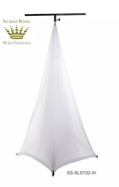Lighting Stand Scrim - Double Side in White